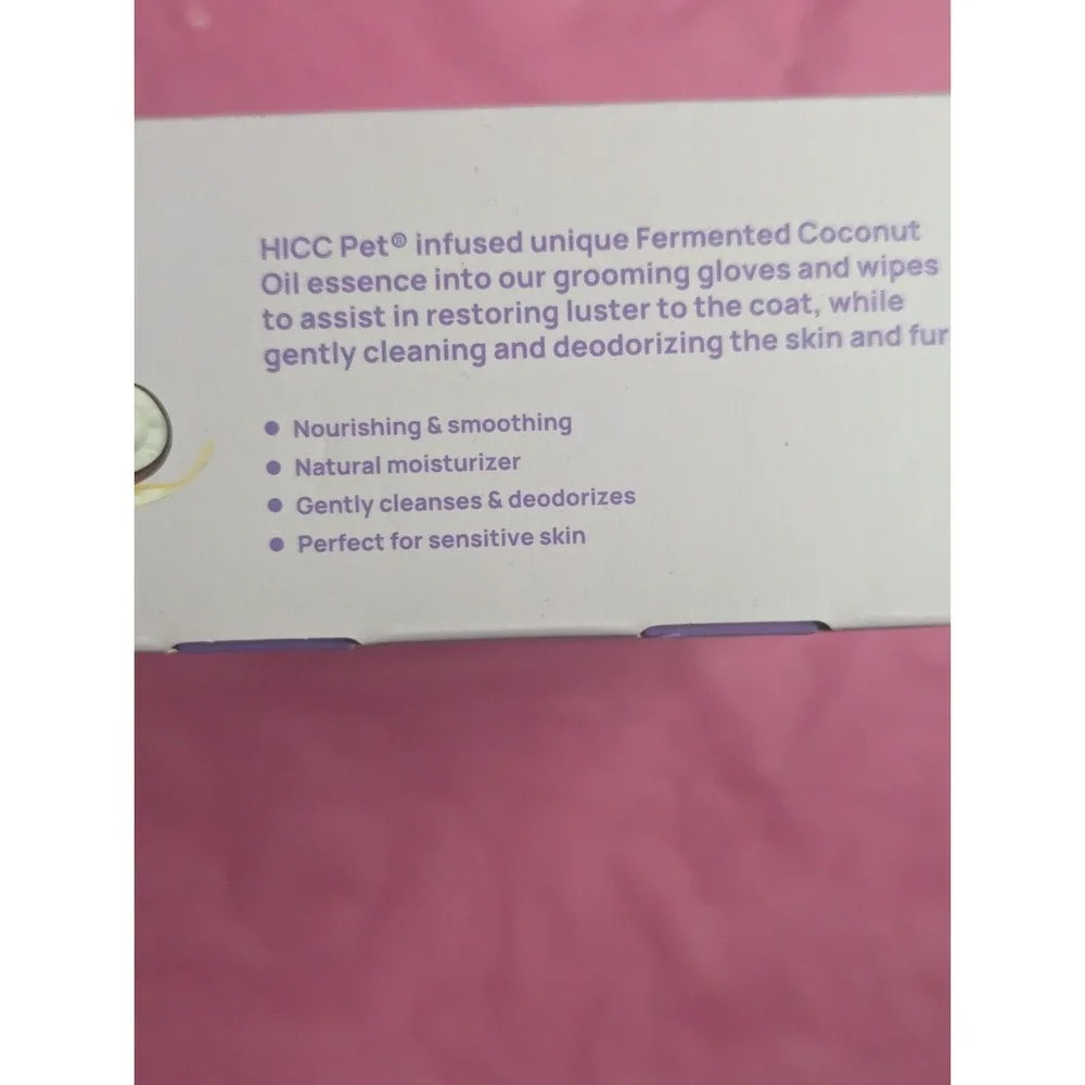 HICC PET Coconut oil plant based formula Dog Cat pet set ear eye teeth wipes NEW